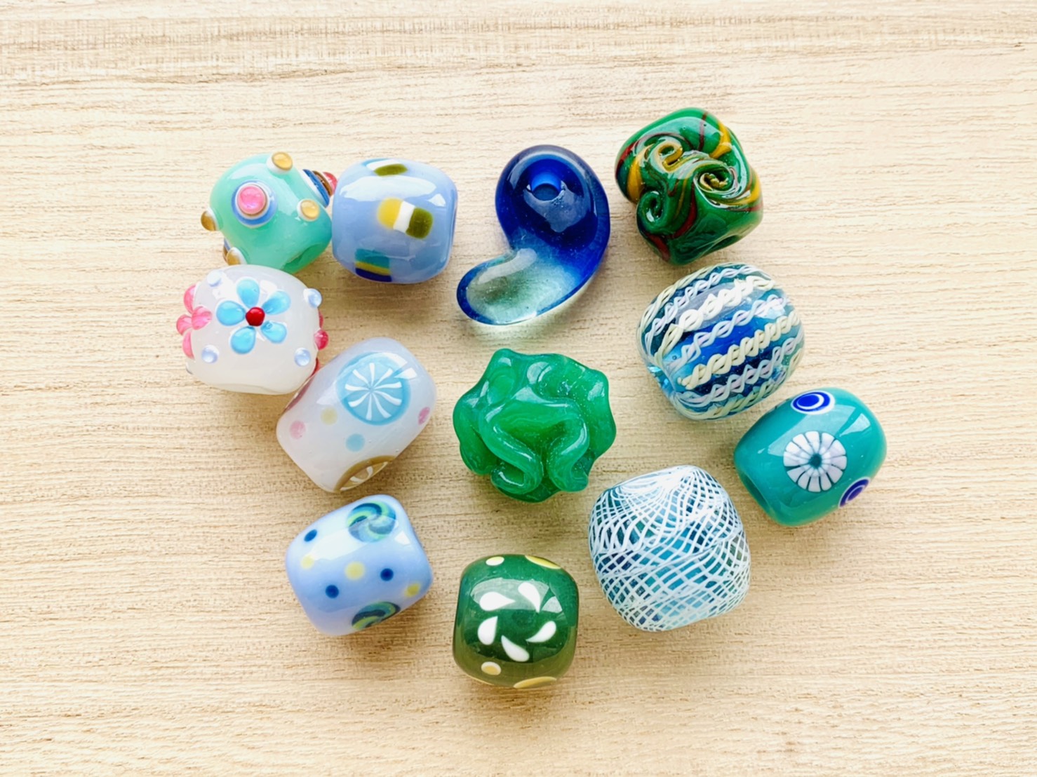 とんぼ玉教室 陶芸 カルチャー教室ティーイング