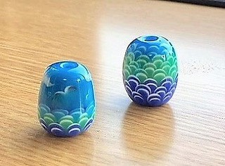 とんぼ玉教室 陶芸 カルチャー教室ティーイング